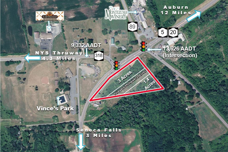 R7184 Park Outdoor Sign 1587 NY Route 5  Seneca Falls NY