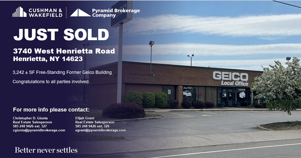 3740 West Henrietta Road Henrietta NY retail building sold